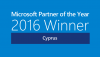 Microsoft Partner of the Year 2016 Winner Cyprus